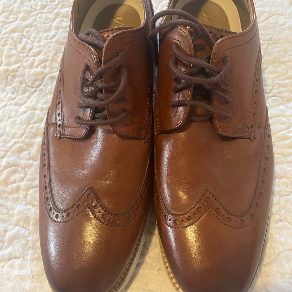 Cole Haan Men’s dress shoes size 11 wide, slightly used